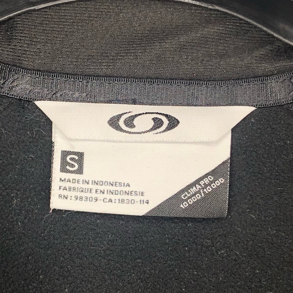 SALOMON Clima Pro 10000 black soft shell jacket S - Picture 3 of 11